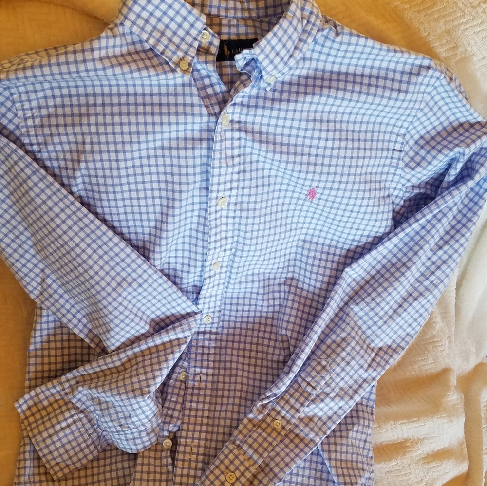 Mens Ralph Lauren Polo button down shirt